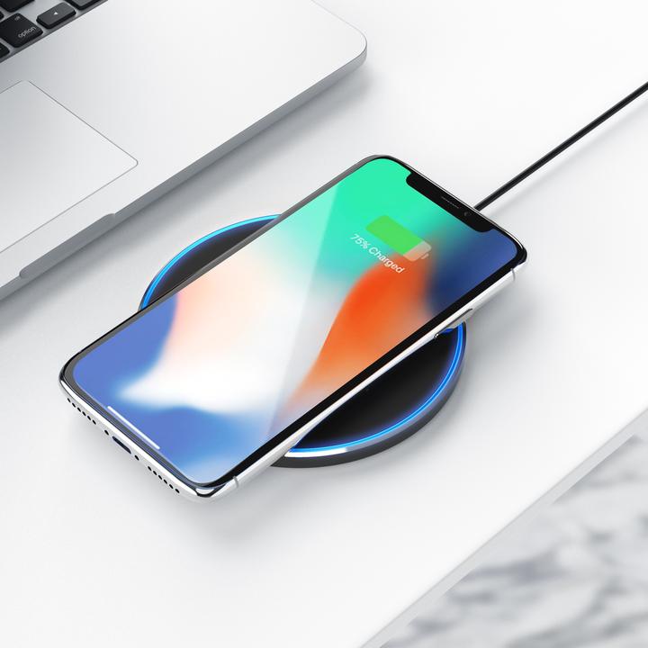 Image du produit Aplic Chargeur USB QC 3.0 + Chargeur sans fil Qi (10 W)