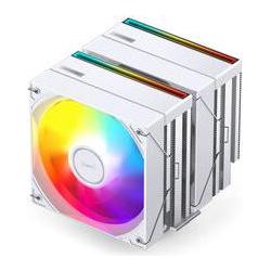Jonsbo CB80 CPU-Kühler, Dual-Tower, 2 x 120mm, PWM, ARGB - weiss, Dissipatore CPU, Bianco