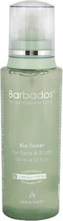 Actual product image Anna Lotan Barbados Bio Toner for Face & Scalp 100ml 3.4oz (100 ml)