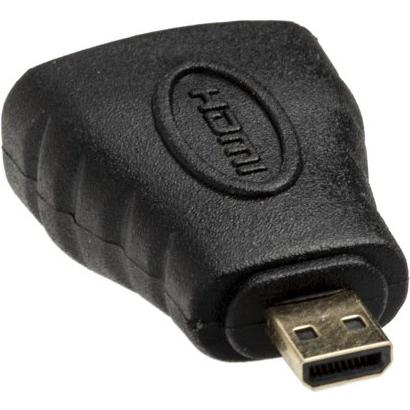 Thumbnail - Akasa HDMI Buchse auf Micro HDMI Adapter UHD 4K bei 60Hz (Micro HDMI), Data + Video Adapter, Schwarz