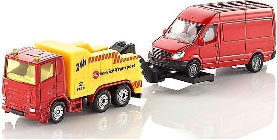 Actual product image Siku Towing vehicle with passenger car