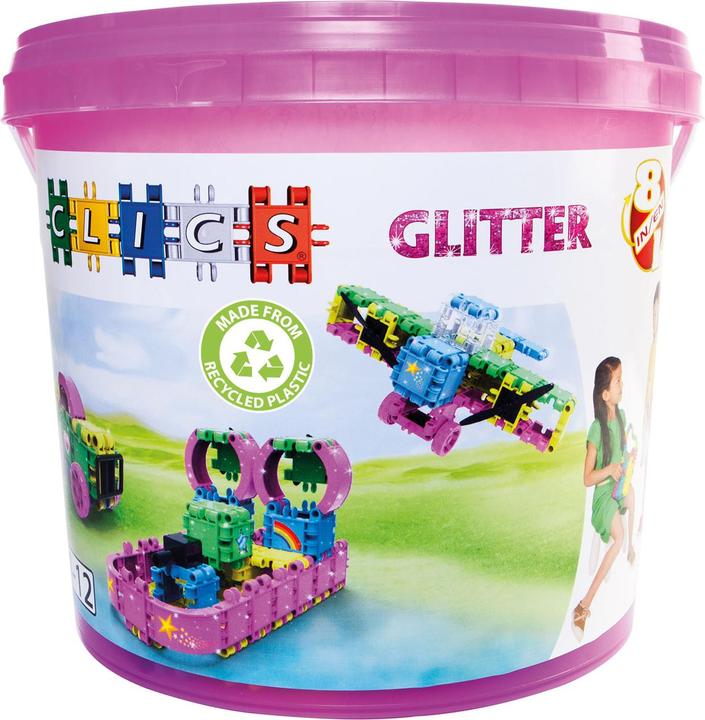 Produktbild Clics Building Blocks - Glitzerbaukasten 8in1