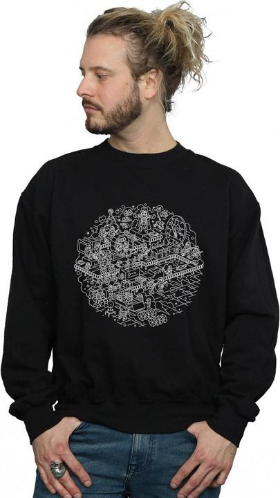 Immagine prodotto Star Wars Christmas Death Star Felpa Uomo (XL)