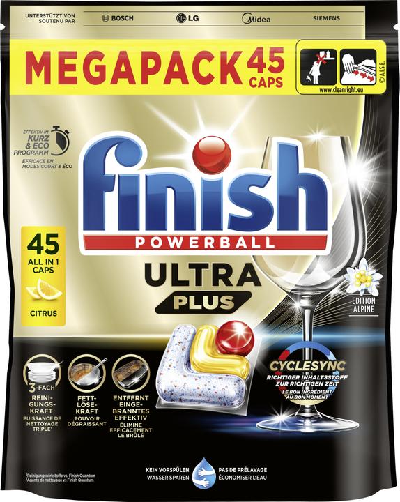 Produktbild Finish Ultra Plus (Tabs, 45 Waschgänge)