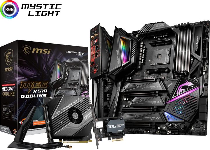 Actual product image MSI MEG X570 Godlike (AM4, AMD X570, E-ATX)