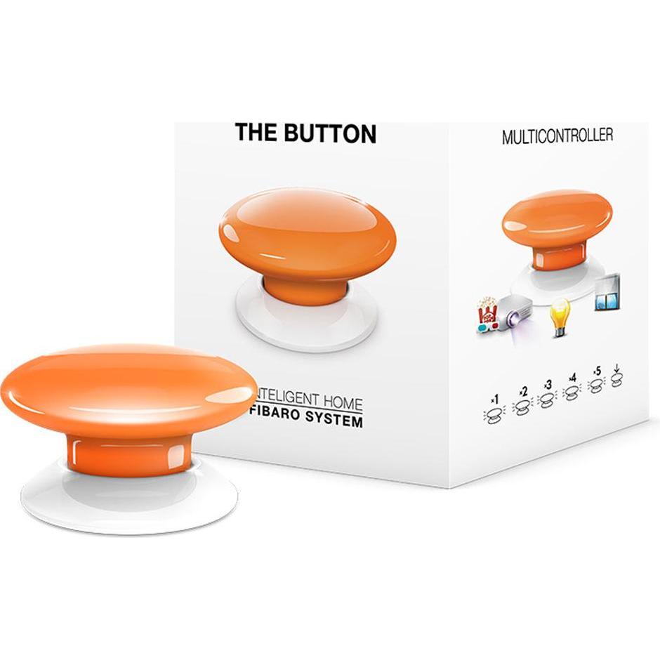 Fibaro The Button, Taster + Schalter, Schwarz