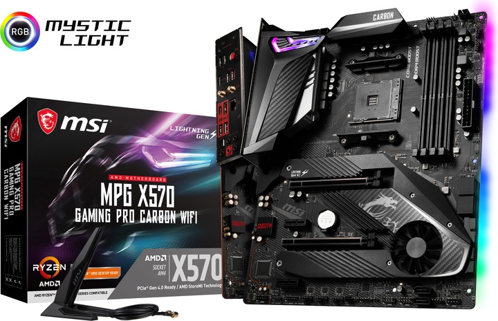 Immagine prodotto MSI MPG X570 Gaming Pro Carbon Wifi (AM4, AMD X570, ATX)