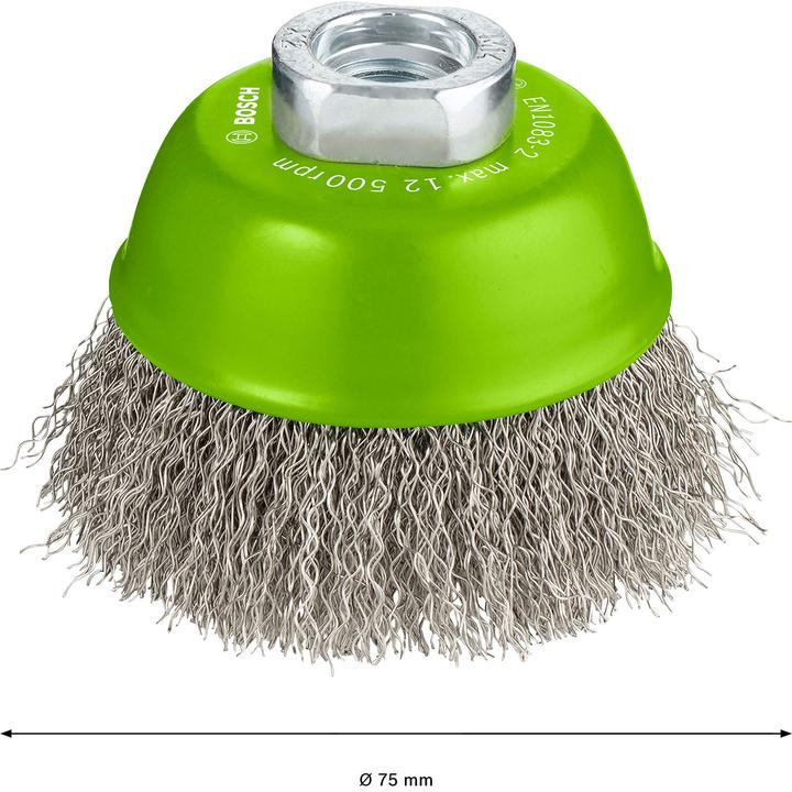 Produktbild Bosch Professional Zubehör PRO Stainless Steel clean Topfbürste, 75 x 0,3 mm, Gewinde