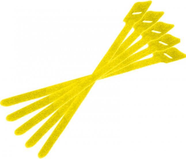 Actual product image Klotz KKL325-5 Yellow (Velcro cable ties, 5 pcs.)