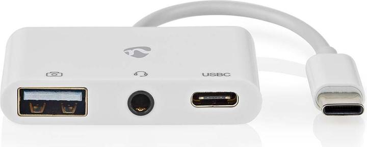 Produktbild Nedis USB Multi-Port-Adapter | USB 2.0 | USB-C™ Buchse | USB-A Buchse / USB-C™ Buchse / 3.5 mm Buchs (USB Typ-C, USB 2.0)