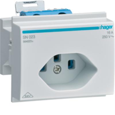 Actual product image Hager DIN Stdo 1xT23 Switzerland
