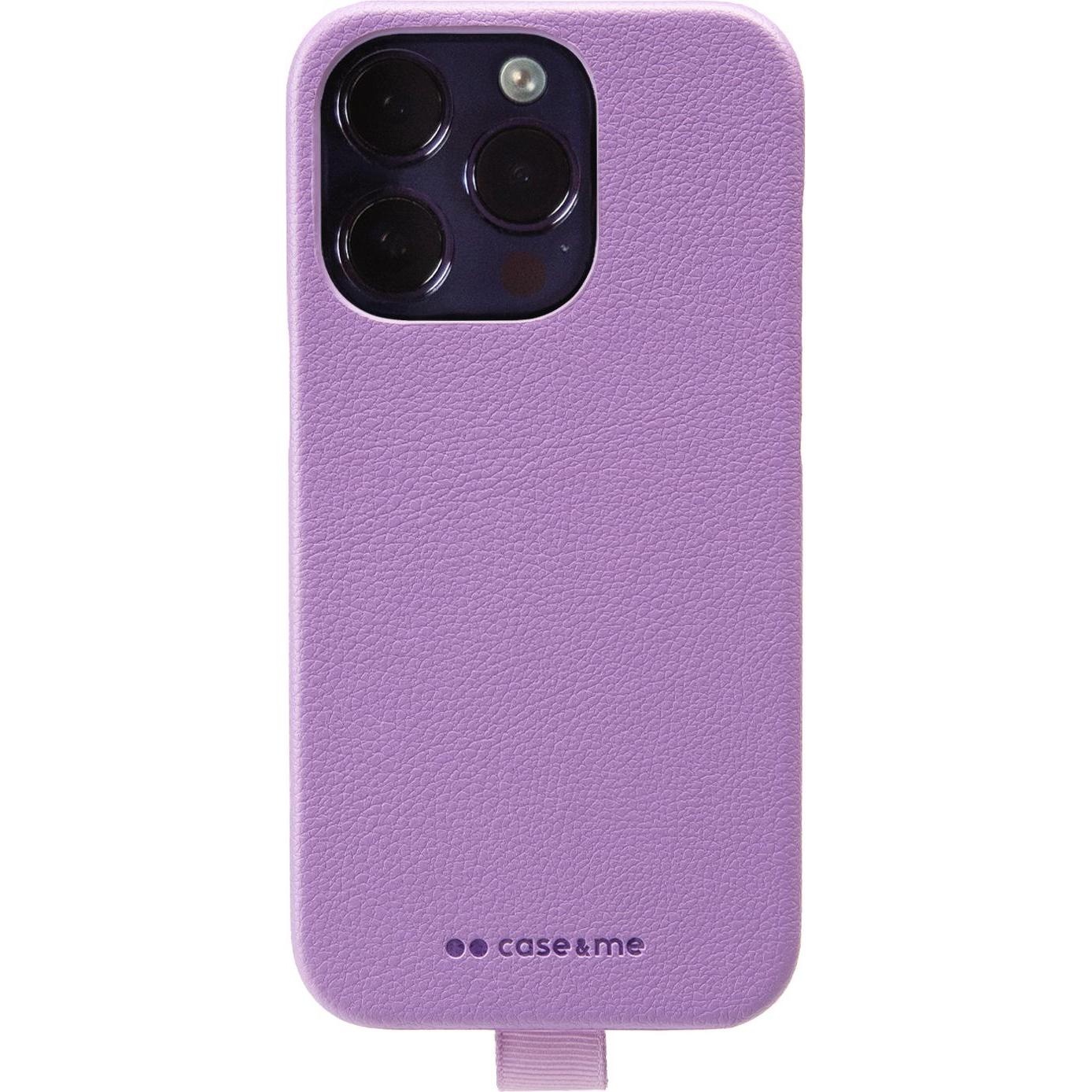 SBS case&me Amelie Eco Leather case für iPhone 14 Pro Max lavender (Apple iPhone 14 Pro Max), Smartphone Hülle, Violett