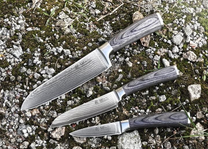 Actual product image Wakoli Edis 3 piece damask knife set (16 cm)