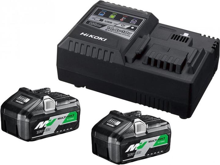Actual product image Hikoki 36V MultiVolt Li-ion accu starterset (4.0/8.0Ah) + charger (36 V)