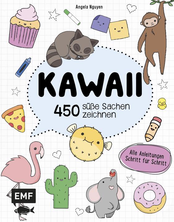Produktbild Kawaii 450 süsse Sachen zeichnen (Deutsch, Angela Nguyen, 2018)