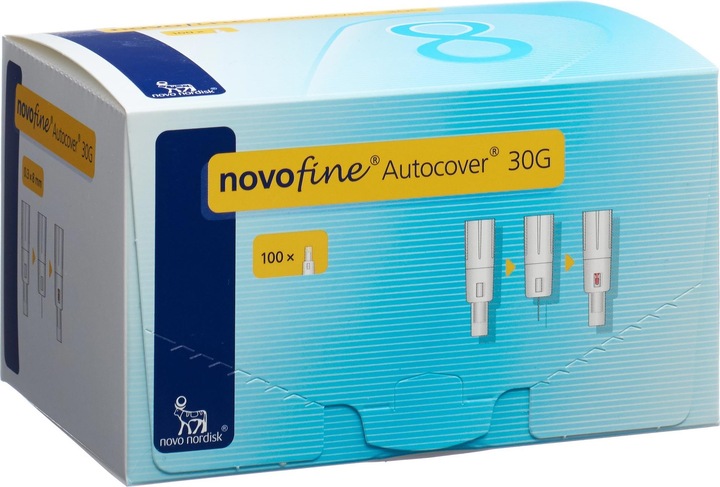 Produktbild Novofine AUTOCOVER Injektionsnadel 30G 8mm (100 Stk) (Pen Nadeln + Einmalkanülen)