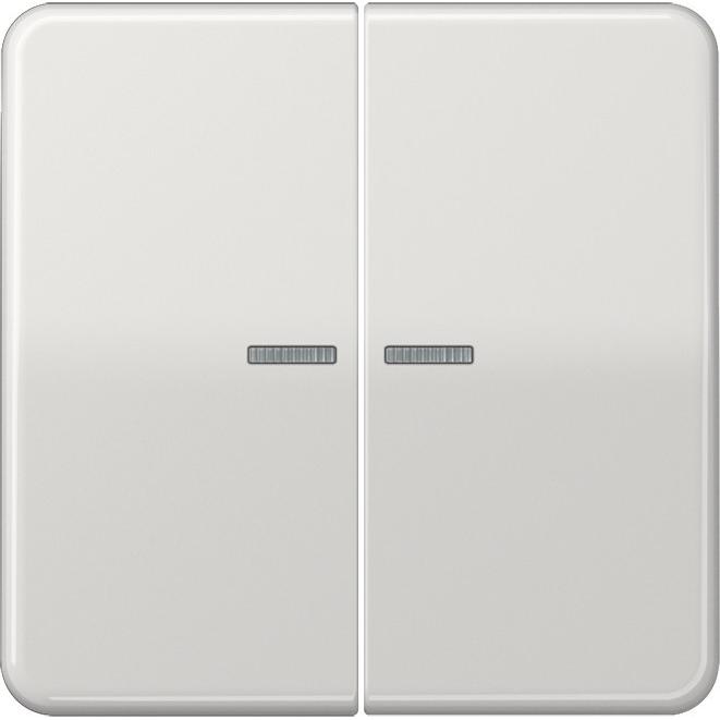 JUNG, Zubehör Schalterprogramm, Wippe 2t Schalter CD lgr glz Lichtausl CD595KO5BFLG
