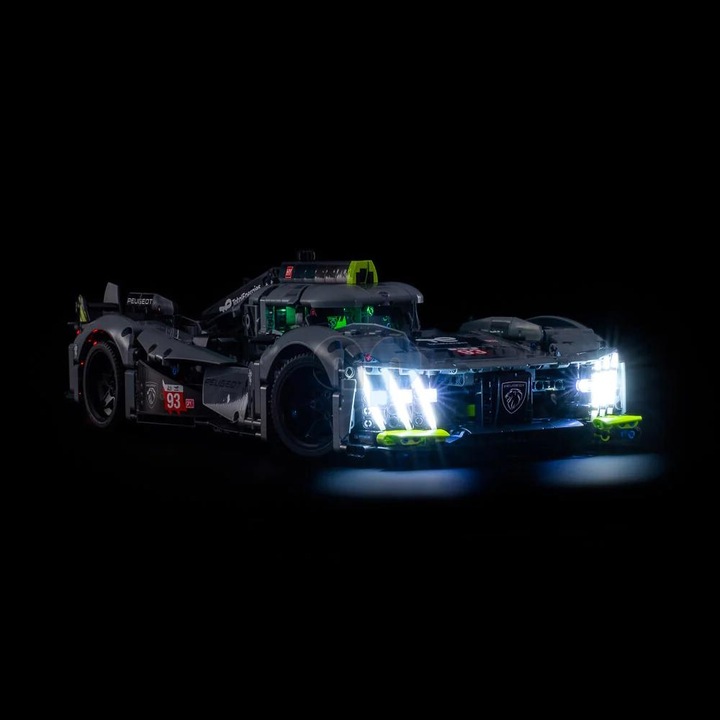 Produktbild Light my bricks LED Licht Set für LEGO Peugeot 9X8 24H Le Mans Hybrid Hypercar