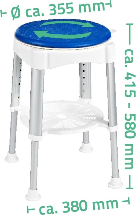 Produktbild Ridder Comfort Bad-Hocker (150 kg)
