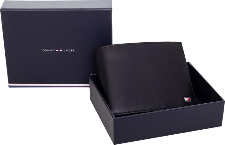 Produktbild Tommy Hilfiger Herren Geldbörse Eton Trifold aus Leder, Schwarz (Black), Onesize