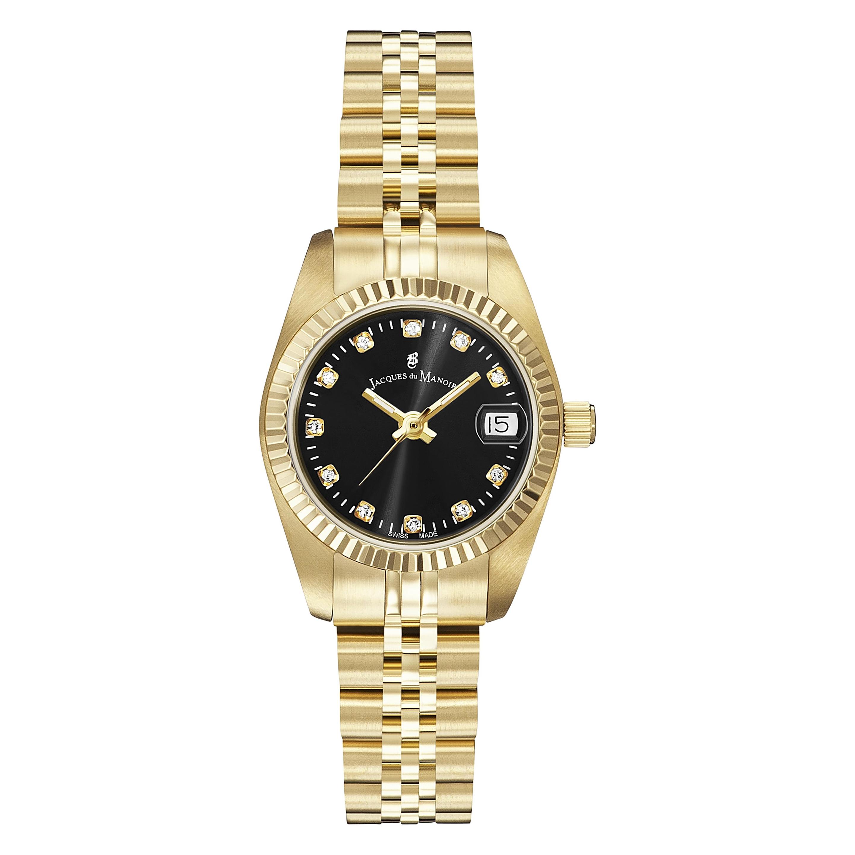 Jacques Du Manoir, Armbanduhr, Inspiration, Gold, (Analoguhr, Swiss Made, 26 mm)