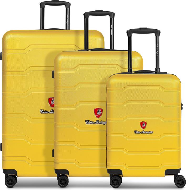 Actual product image Tonino Lamborghini Bologna 4 Rollen Kofferset 3-teilig (228 l)