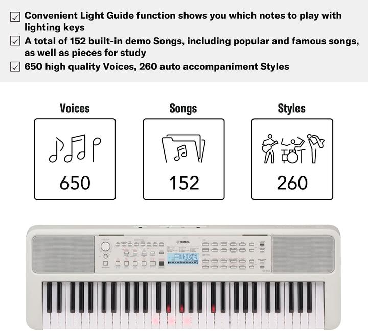 Actual product image Yamaha EZ-310 (61 Keys)