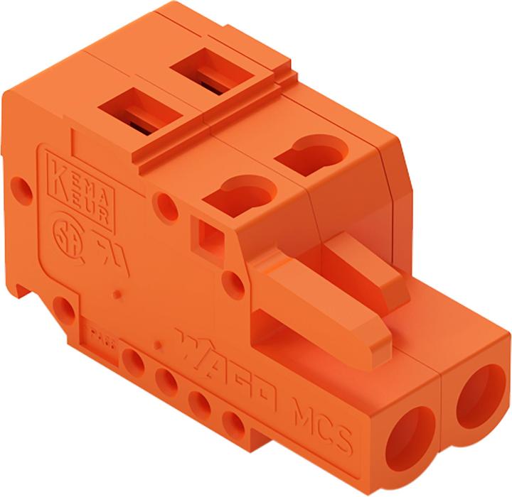 Actual product image Wago MCS-MIDI 5.08mm terminal block plug,12P