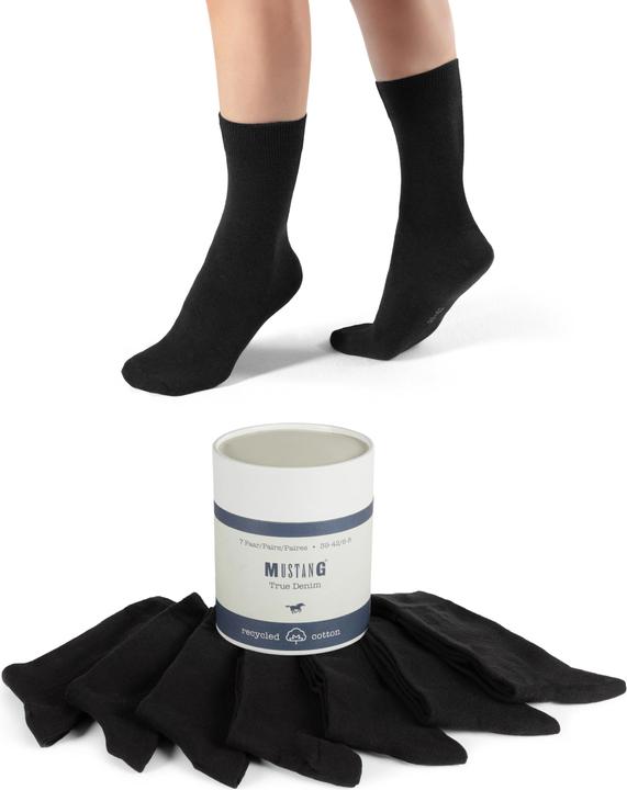 Actual product image Mustang Men socks in box 7p (pack of 7, 43, 46)