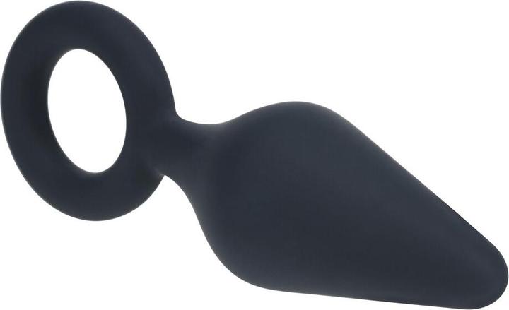 Produktbild Shots Silicone Anal Plug with Loop - S - Black