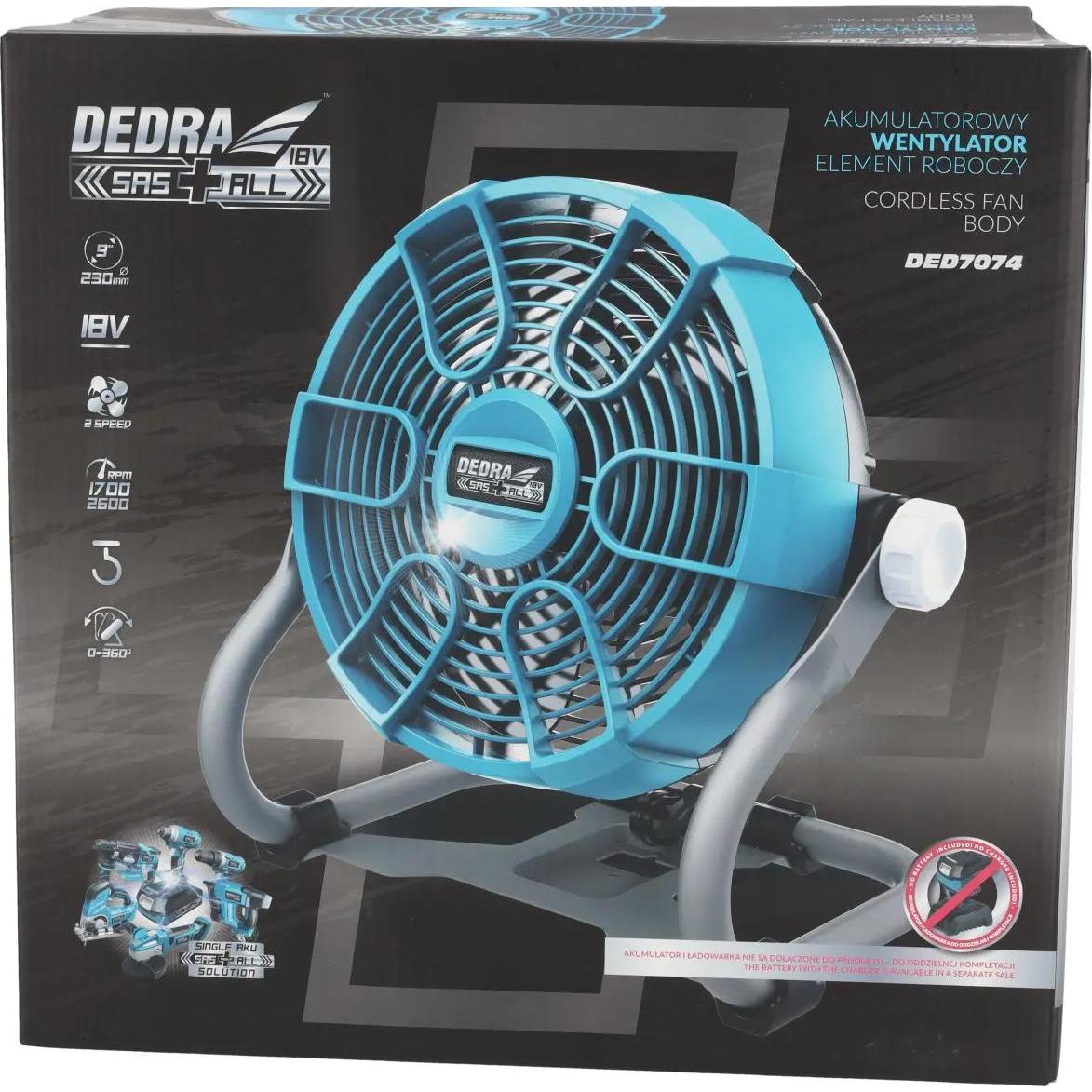Thumbnail - Dedra Lüfter DED7074, Ventilator, Türkis