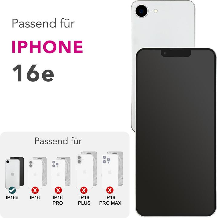 Image du produit Nalia ArmorGlassX - 2x Display Schutzglas - Full Screen Protection 9H Tempered Glass (2 pcs, Apple iPhone 16e)