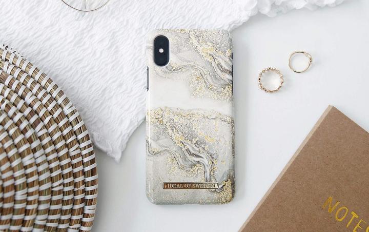 Produktbild iDeal Of Sweden Sparkle Greige Marble (Apple iPhone SE (2nd Gen), Apple iPhone 6s, Apple iPhone 8, Apple iPhone 6, Apple iPhone 7)