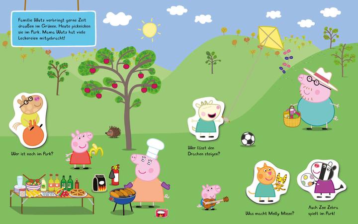 Actual product image Peppa Pig Magnet-Spiel-Buch (German, 2022)