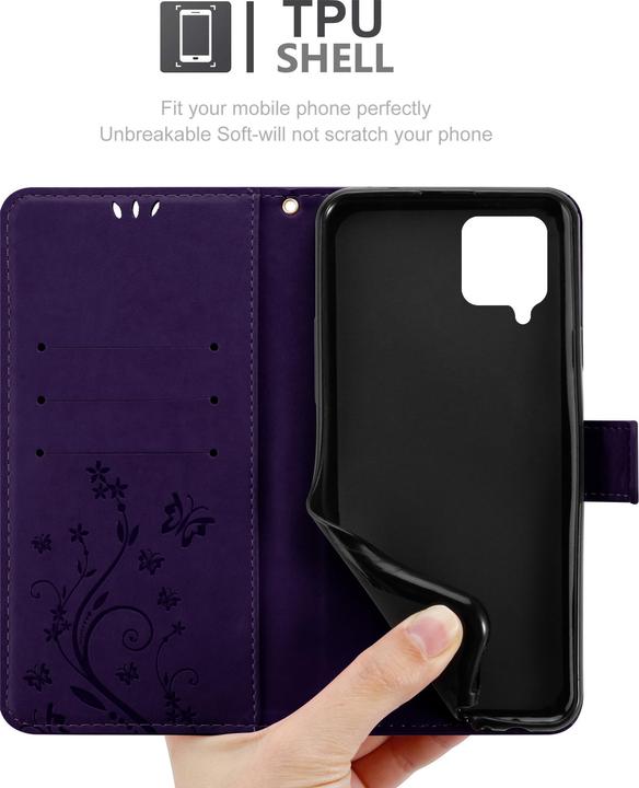 Immagine prodotto Cadorabo Copertina del libro di fiori (Samsung Galaxy A42 5G, Samsung Galaxy M42 5G)