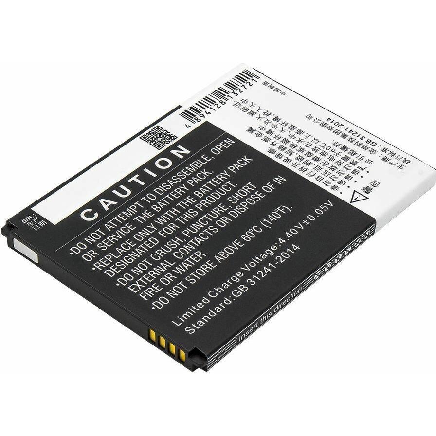 CoreParts Battery for ZTE Mobile (Akku), Mobilgerät Ersatzteile, Schwarz