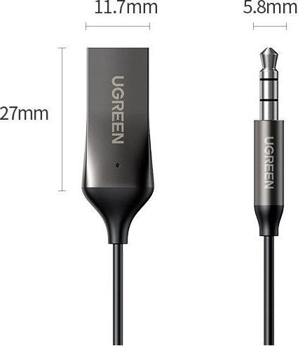 Actual product image Ugreen USB A - 3.5mm jack (Receiver)