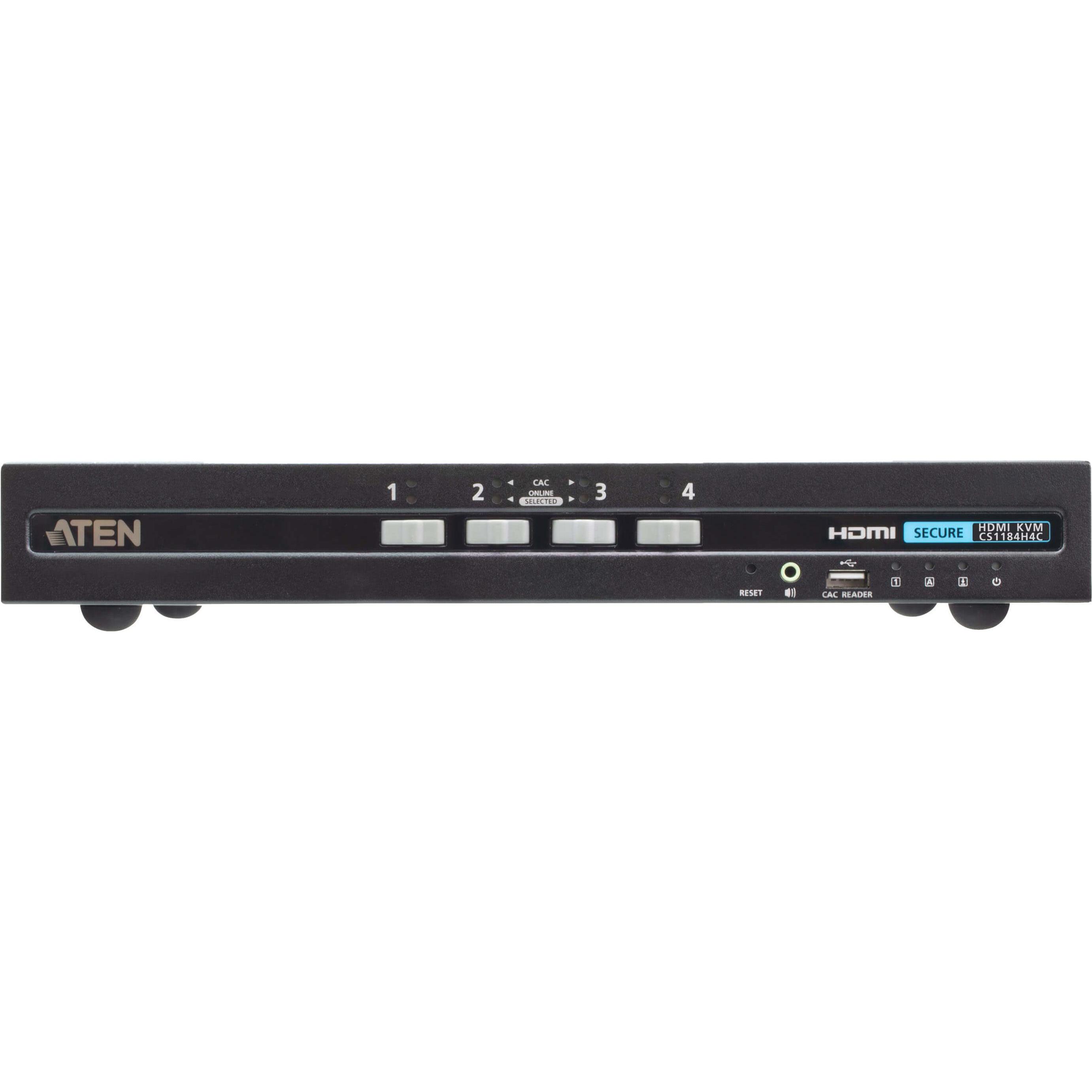 Aten KVM-Switch, HDMI, KVM Switch, Schwarz