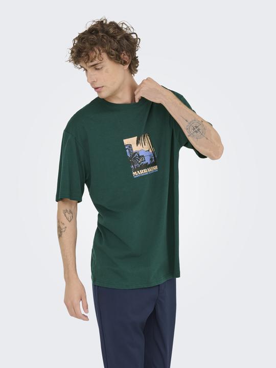 Image du produit Only & Sons T-Shirt Beane Rhaba Kurzarmshirt (L)