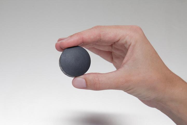 Actual product image Maul Magnet solid (Ø x H) 38 mm x 15.5 mm round Black 10 pcs 6163990 (10x)