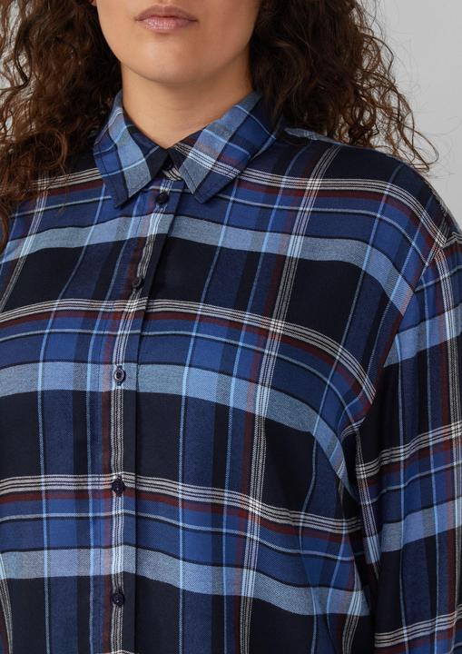 Immagine prodotto s.Oliver Bluse Karierte Hemdbluse mit Raffung am Rücken (48)