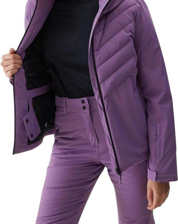 Actual product image 4F Ladies' ski jacket F122 dark purple 4FAW23TJACF122 50S (50)