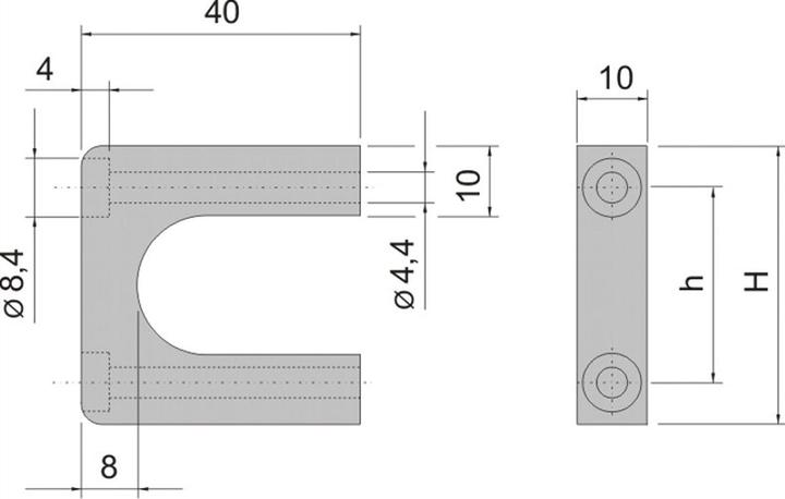 Produktbild Schroff Frontgriffe - FRONTGRIFFE 1HE MULTIPAC(2X)