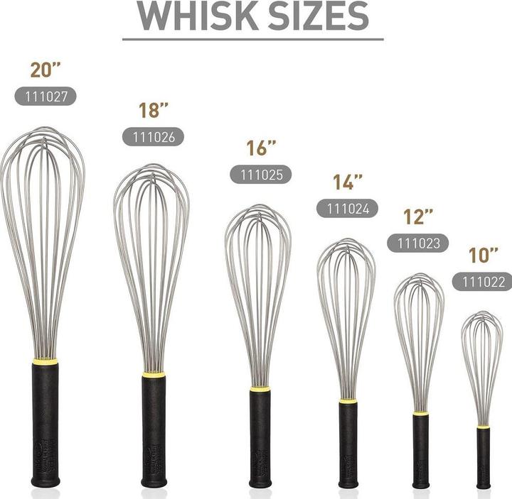 Actual product image Matfer Bourgeat Whisk 50cm with Exoglass handle