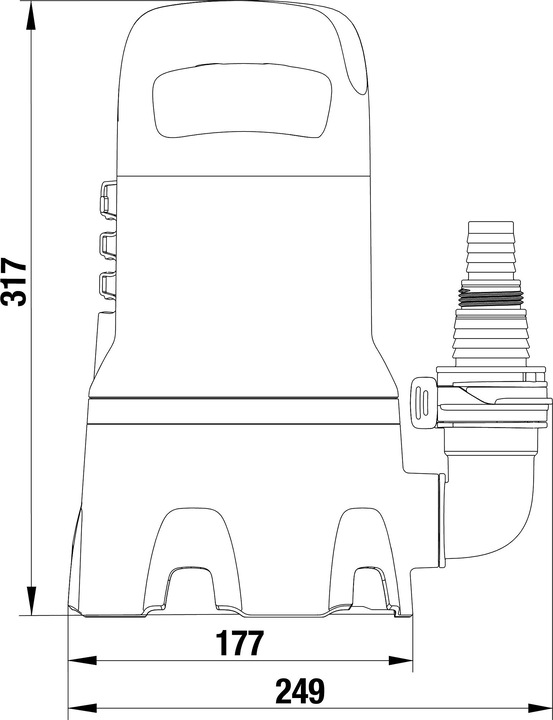 Immagine prodotto Gardena Pompa sommergibile per acque reflue 9000 (Pompa per acque cariche)