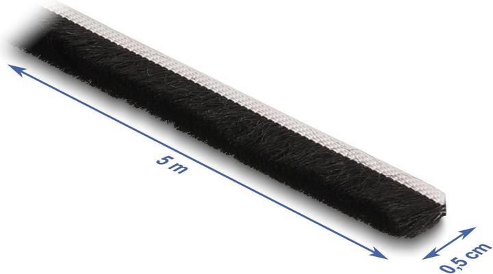 Image du produit Delock Bandes de brosses autocollantes 5mm - longueur 5