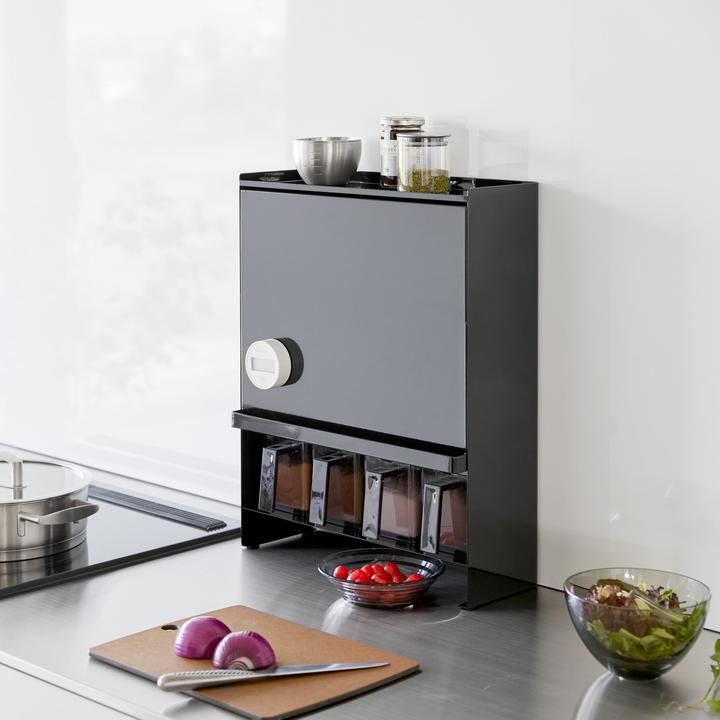 Actual product image Yamazaki 3-tier TOWER spice rack