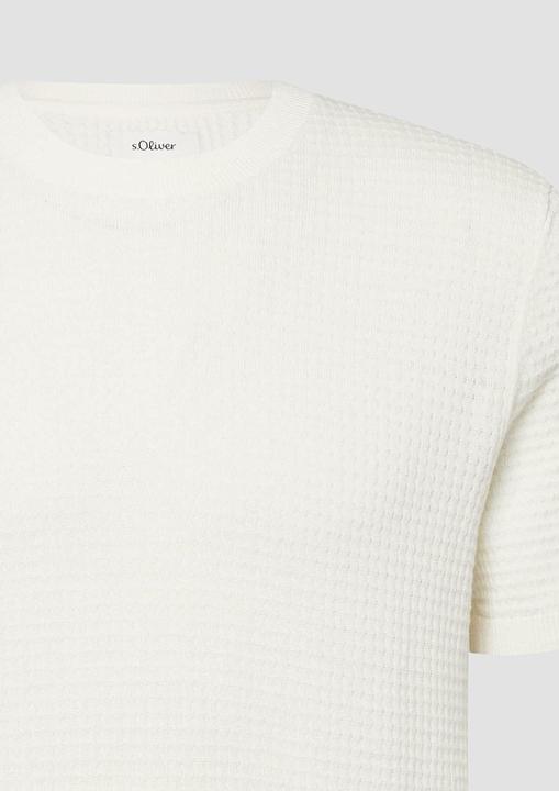 Image du produit s.Oliver Strickpullover aus Baumwoll-Leinen-Mix (XXL)