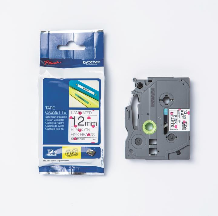 Produktbild Brother Tze-Mpph31 (1.20 cm, Weiss, Rosa, Schwarz)