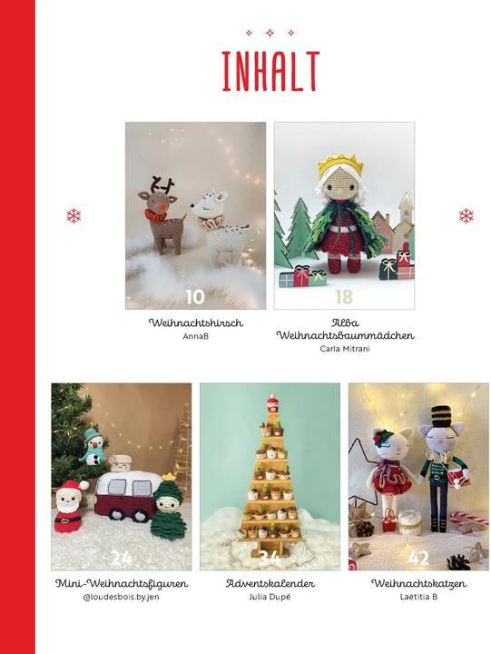 Produktbild Sweet Christmas - Das Amigurumi-Häkelbuch (Deutsch, Karin Leonhart, 2023)